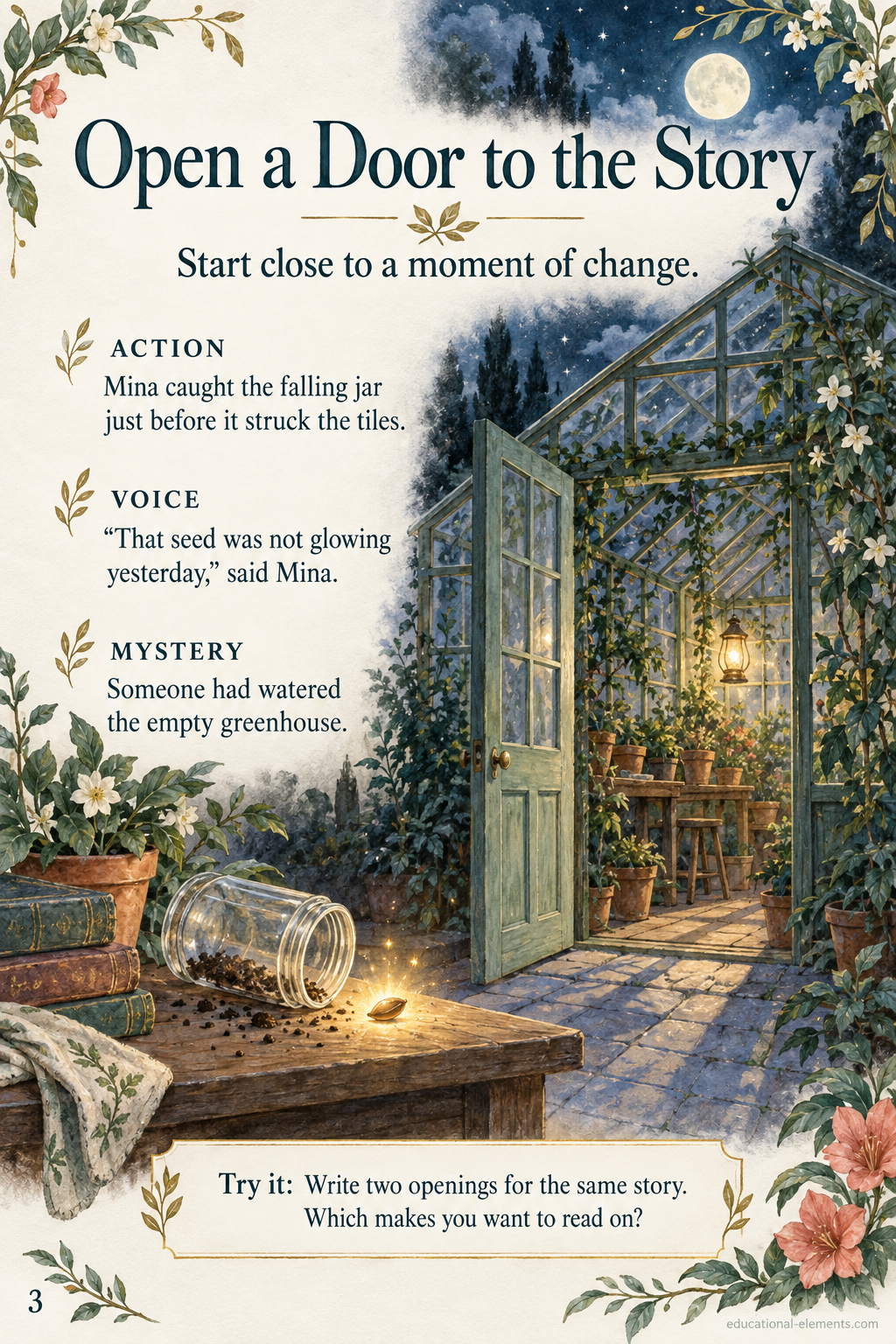 Open a Door to the Story